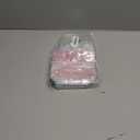 Sweetude 12 Pcs Coquette Pink Bow Party Gift Bags PVC Pink Clear Cheer Goodie Treat Bags with Handle Coquette Birthday Bow Party Favor Small Candy Bag Bulk Reusable Wrap for Bridesmaid Proposal