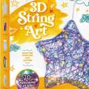 Dan&Darci 3D Light Up String Art Kit for Kids - Star Lantern Making Kits w/ 20 LEDs - Kid Gifts - Crafts Set for Girls and Boys Ages 8-12 - Gift for Age 8, 9, 10, 11, 12 Year Old Girl