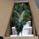 4-ft Pre-lit Slim Artificial Christmas Tree with White LED Lights