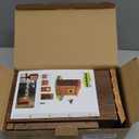 2pk Fortress Bluebird House for Outdoor Clearance - Metal Entry Cage, Mesh Base & Brass Guard - Cedar Bird House for Bluebirds, Finches, Patented Design, Weatherable 5 Years Usage, 6"x7", 2026 Updated