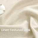 BGment 78 Inch Length Linen Curtains for Living Room, Window Treatments Thick No See Through Light Filtering with Grommet for Farmhouse Bedroom, 2 Panels Set, Each 52 Inch Wide