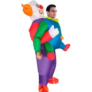 Clown Inflatable Costume Adult Funny Costume, Halloween Costumes Blow up Costumes Women Men for Halloween Party Cosplay
