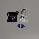 Decibullz - Custom Molded Earplugs, 31dB Highest NRR, Comfortable Hearing Protection for Shooting, Travel, Work and Concerts (Blue)