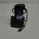 Superior Pump 91014 1/4 HP High Flow Thermoplastic Utility Pump, Black