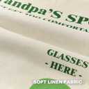 2 x FUTEI Grandpa Gifts,Grandpa'Spot Throw Pillow Covers 18x18 Inch Set of 1 Christmas Holiday Home Decor for Couch Bed Living Room