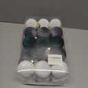 30PCS Velvet Christmas Ball Ornaments Set, 60MM/2.3Inch Shatterproof Flocked Ornaments for Christmas Tree Hanging Decorations, for Home Holiday Party Xmas Decor - White/Grey/Green.