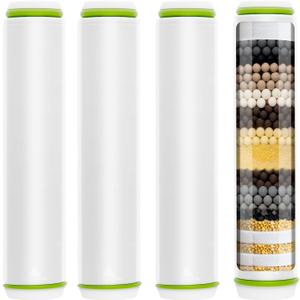 4 Pack Replacement Filters Compatible With PWERAN Handheld Shower Head,Shower Filter For Fitespot,Removes Chlorine