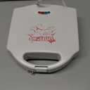 SugarWhisk Dinosaur Mini Waffle Maker for Kids, Mini Pancake Maker Machine for Halloween, 8 Different Shaped Dinos in Minutes, Electric Non-Stick Waffle Iron, White