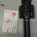 KIDWILL Wireless Bluetooth Karaoke Microphone for Kids and Adults, 5in1 Portable Handheld Karaoke Mic Speaker Player Recorder with Adjustable Remix FM Radio for Girls Boys Teens Adults