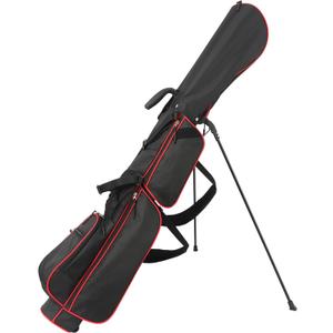 Golf Stand Bag 2 Way DividerPar 3 Golf Bag with 6 Pockets Holds Up to 7 Clubs Dual Strap Small Golf Bag for Men & Women