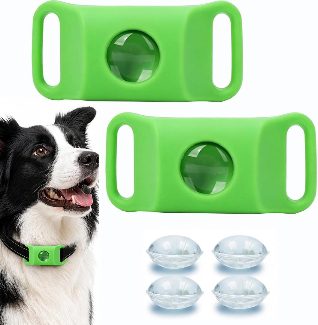 Pendant for Dog Collar, Natural Scent Tag 2Pack with 6 Refills | Waterproof, Scented Charm, Lightweight, Durable, Adjustable for All Sizes