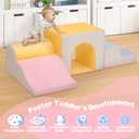 Large Climbing Toys for 1 Year Old, Foam Baby Climbing Blocks for Toddlers, 4-Piece