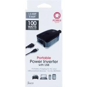 Power Gear portable Power Inverter W USB 100 Watts