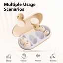 Ear Plugs for Sleeping Noise Cancelling, 45dB for Noise Reduction, Noise-Reducing Earplugs for Sleeping, Concerts, Shooting, Silicone Hearing Protection Earbuds with 8 Eartips (Beige, One Size)