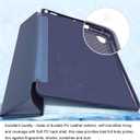 iBarbe Case for iPad Pro 12.9, Slim Protective Case with Wireless Charging, Magnetic Stand & Sleep/ Wake, Rugged Full Body Cover Shell, Darkblue