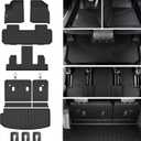 Floor Mat for 2018-2022 2023 Chevrolet Chevy Traverse 7 Seats(2 Row Bucket Seat), Cargo Mat Custom TPE All Weather Protection Full Coverage Trunk Liner & Floor Liner for Traverse car mat Accessories