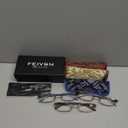 FEIVSN 3-Pack Rimless Reading Glasses For Women, Lightweight Spring Hinge Readers, Classic Elegant Artistic Eyeglasses UV 400 (Mix 3.0 Etc)