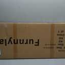 Furnnylane 3 Panel Short Room Divider Screen,Brown Freestanding Partition,Small Bamboo Panel Divider for Room Seperation,3.95 FT Tall