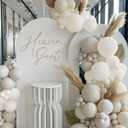 Heaven Sent Decal - Baby Shower Decorations, Gender Reveal Party Balloon Arch Sign, Heaven Theme Birthday Party Supplies (Heaven Sent Decal Brown)