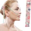 Nasal Cannula Strap Ear Savers, Ear Protectors for Oxygen Tubing, Cannula Headband Strap, Secure Fit to Prevent Ear Soreness (Pink)