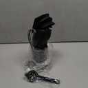 Silicone Cooking Utensils Set - 446F Heat Resistant Kitchen Utensils,Turner Tongs,Spatula,Spoon,Brush,Whisk,Kitchen Utensil Gadgets Tools Set for Nonstick Cookware,Dishwasher Safe (BPA Free) (Black)