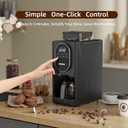 Coffee Maker with Grinder & Brew,5 Cup Sizes,Touch Screen Control