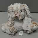 Bunny Microwavable & Weighted Stuffed Animals - 1.5 Lbs Unscented Heating Pad for Period Cramps Pain Relief and Anxiety, Cute Bunny Plush Toys Gifts for Women Girls Adults and Kids by Happy Fuel