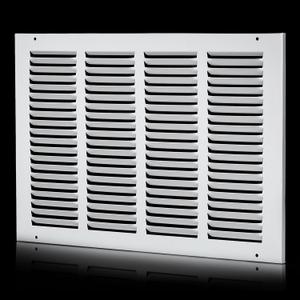 16x10 Return Air Grille(Duct Opening Size),Air Return Vent Cover,Flat Vent Cover,Rejillas De Aire Acondicionado Para Casa,Return Air Grilles,Outer Dimensions:17.75"Wx11.75"H(16"W x 10"H, Duct Opening)