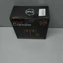 VEEKI Flameless Candles Light, Set of 2 6"x3" Flickering Christmas Flameless Candles with Remote & Timer, Dimmable Real Wax Pillar Candles Battery Operated, Green Candles for Home Xmas Decor (Green)