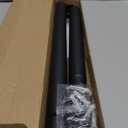 Closet Rods for Hanging Clothes, 17 to 39 Inches Stepless Adjustable Metal Closet Rod, 1.3 Inches Heavy Duty Clothes Hanging Rod for Closet Wardrobes Laundry RV (Matte Black)