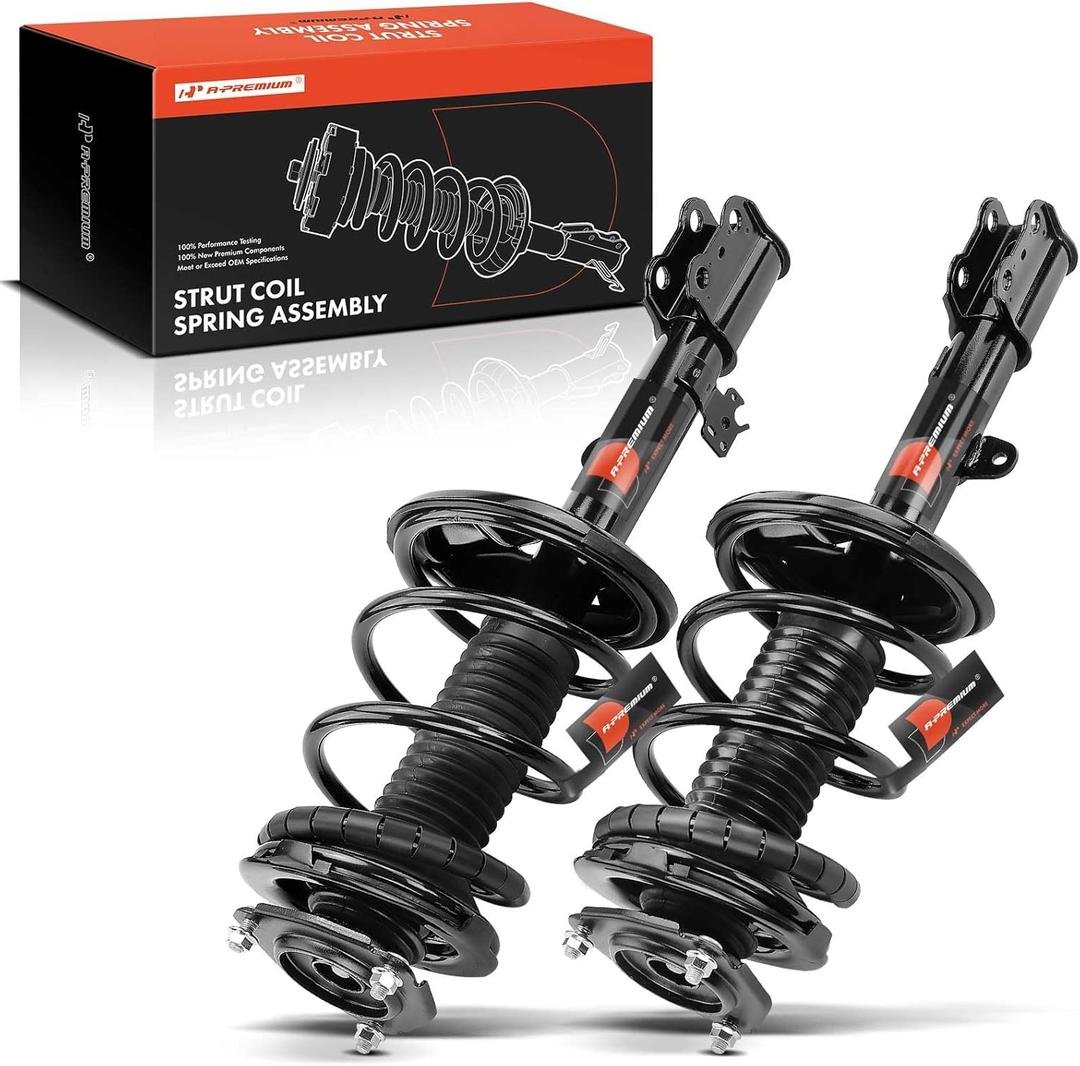 A-Premium Front Complete Strut Coil Spring Assembly Compatible with Toyota RAV4 2000-2005, AWD, Shock Absorber