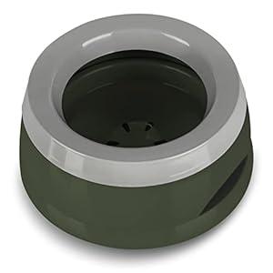 GIYOXIMA Pets No-Spill Water Bowl, Drool Stopper Water Dispenser Bowl for Dogs, Slow Feeder Buoyancy Pets Water Bowl for Trip and Home, Not Wet Mouth, Beard and Floor for Dog and Cat Small-Med 25OZ