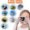 ArtCreativity 2 in 1 Robot Camera Toy Viewfinder with Projector, Set of 6, Battery Operated Projector Wild Animal Slides, Safari Party Favors, Robot Party Supplies, & Wild One Party Favors for Kids