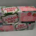 2 x Canada Dry Fruit Splash Strawberry Ginger Ale Zero Sugar Soda, 12 fl oz cans, 12 pack (EXP 11/24/26)