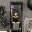 Men's Beard Trimmer - All-in-One Trimmer with Precision Dial - Premium Facial Hair Groomer - Adjustable 20 Length Setting, USB Recharge Dock, Cordless Waterproof Wet/Dry Clipper