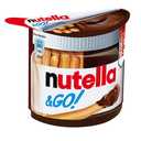 Nutella & GO! Chocolate Hazelnut Spread with Cocoa + Breadsticks, 12 Snack Packs, 1.8 oz Each (EXP 05/26/26)