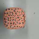 Square Earbud Case Headphone Organizer Ear Bud Case Portable EVA Carrying Box Storage Bag with Carabiner for AirPods Beats Bose Galaxy Buds 3 Data Cable Storage (Pink Leopard)