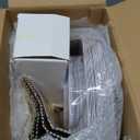 bUCLA 180PCS White and Gold Plastic Plates Disposable - White with Gold Rim Dinnerware Set Include 30 Guests Dinner & Dessert Plates, Cups, Cutlery Set for Wedding, Party & Thanksgiving Table Decor