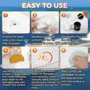 Bondtech Marine Fiberglass Repair Kit for Boats, Multi-Functional Gel Coat Repair Kit for Boats, Surfboards, Kayaks, Fix Holes, Chips, Scratches, Deep Cracks with Color Match