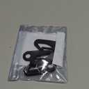 Anley 4 PCS Heavy Duty Flagpole Snap Hook Clips - Flag Pole Attachment Accessory - Attach Flag Grommets to Halyard Rope - Black