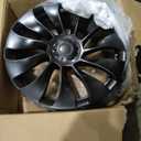 New 21inch 21 inch x 9.5 inch Front Wheel Rim Fits For Tesla Model Y 2020 2021 2022 2023, Black OEM Alloy Wheels, 118822600B