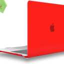 UESWILL 2022 2021 MacBook Air 13 inch Case A2337 M1 A2179 A1932, Hard Shell Case Cover Compatible with MacBook Air 13 inch with Retina Display & Touch ID (2018-2022), Red