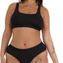 Organic Basics Women's Soft Touch Brief Underwear (Black)