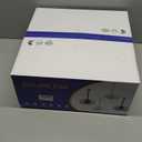 White Outdoor Ceiling Fan with Light, 15 In Portable Hanging Ceiling Fan with Hook & Remote Smart App, Plug in Outdoor Fans for Patios Porch Yard Garage Gazebo