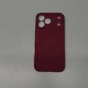 Miracase Magnetic for iPhone 17 Pro Max Case, Compatible with MagSafe, Integrated Silicone Camera Control Cover, 3.0mm Thicken Shockproof Drop Protection Phone Case for 17 ProMax, Burgundy