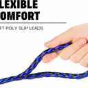 Downtown Pet Supply BRD-SLP-LDS-48PK Durable Braided Poly Dog Slip Leads, 5 Feet