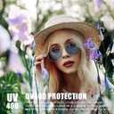 The Fresh Classic Metal Frame Mirror Lens Aviator Sunglasses with Gift Box (28-gold)