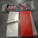 HOSTIC Red Chicken Nesting Box for Laying Egg with 3 Compartment and Metal Legs Chicken Egg Laying Box with Lid Cover, Red