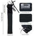 New Hair Curlers to Sleep in - Soft Suede Heatless Hair Curler, Heatless Curlers for Sleeping without Heat (Black)