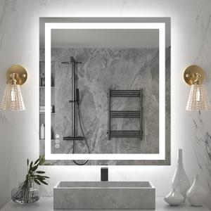 Amorho LED Bathroom Mirror 36''x32'' with Front Light and Backlit, Stepless Dimmable Wall Mirrors with Anti-Fog, Shatter-Proof, Memory, 3 Colors, Double LED Vanity Mirror (Horizontal/Vertical) Amorho LED Bathroom Mirror 36''x32'' with Front Light and Backlit, Stepless Dimmable Wall Mirrors with Anti-Fog, Shatter-Proof, Memory, 3 Colors, Double LED Vanity Mirror (Horizontal/Vertical)